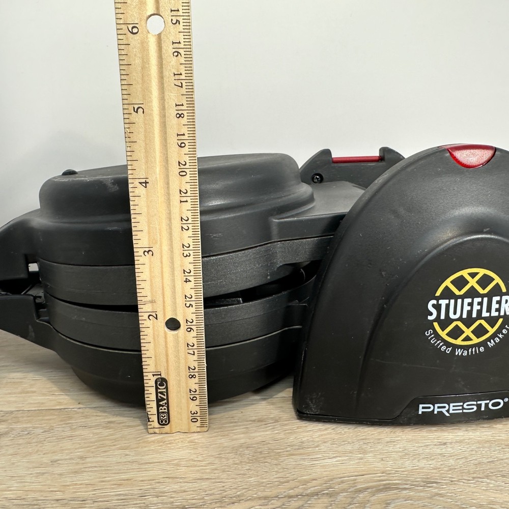 Presto Stuffler Stuffed Waffle Maker Belgian Black, Model 0351206
