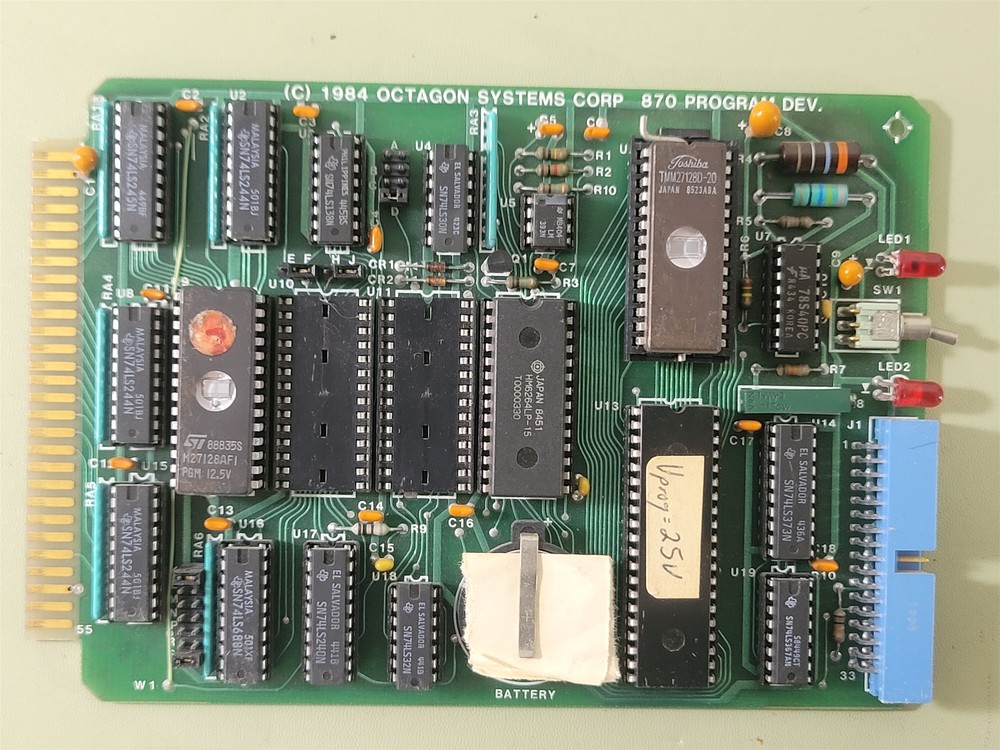 Octagon Systems 870 Program Dev. Board w/ Toshiba TMM27128D-20