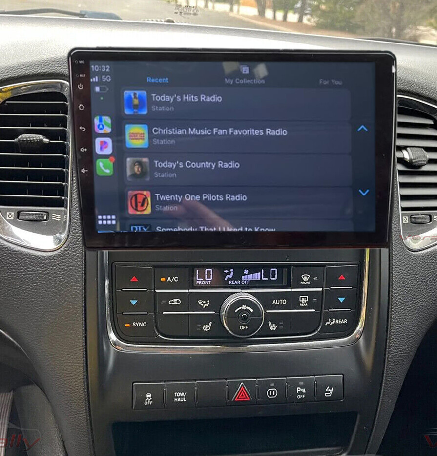 For 2011-2013 Dodge Durango Car Radio Head Unit CarPlay Android Auto Camera GPS