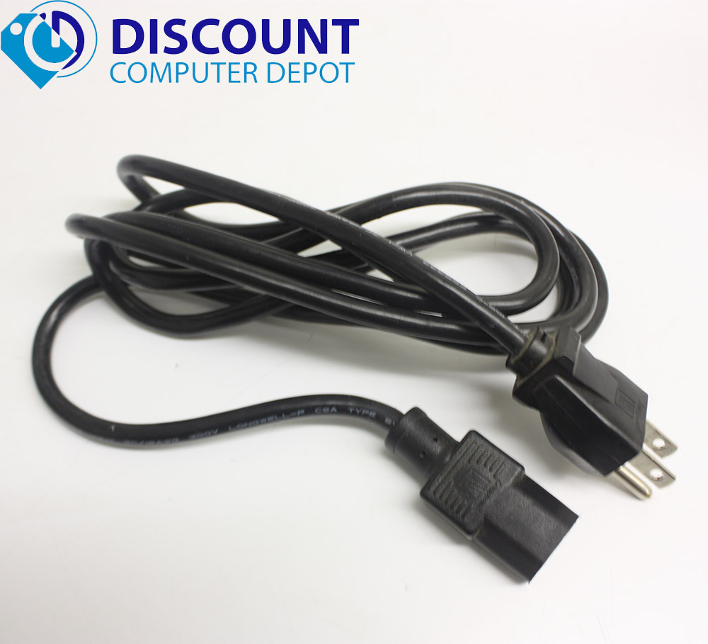 3 Prong Replacement AC Power Cord Cable US Plug for PC Desktop Dell XBox Cisco