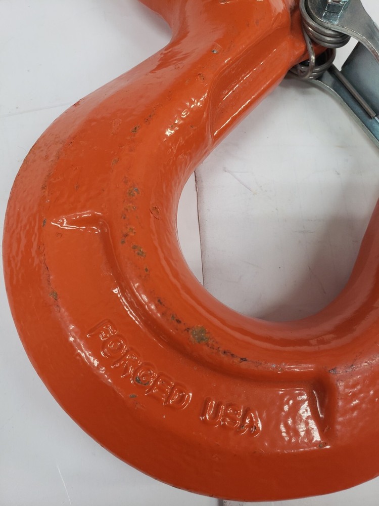 CM M7509A Rigging Hook w/ Safty Latch 22,500 WLL