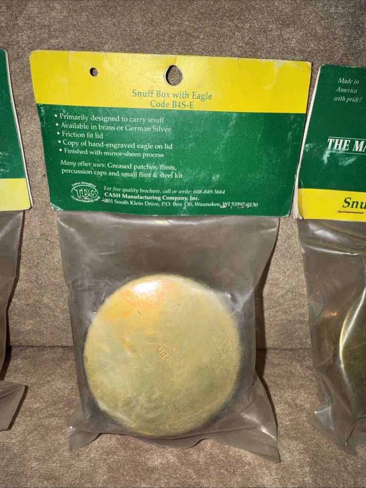 Tod Cash Snuff Box W/Eagle