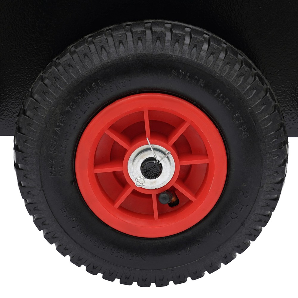 Heavy Duty Panel Dolly, 0-20cm Adjustable, Panel Dolly with 8" Pneumatic Wheels