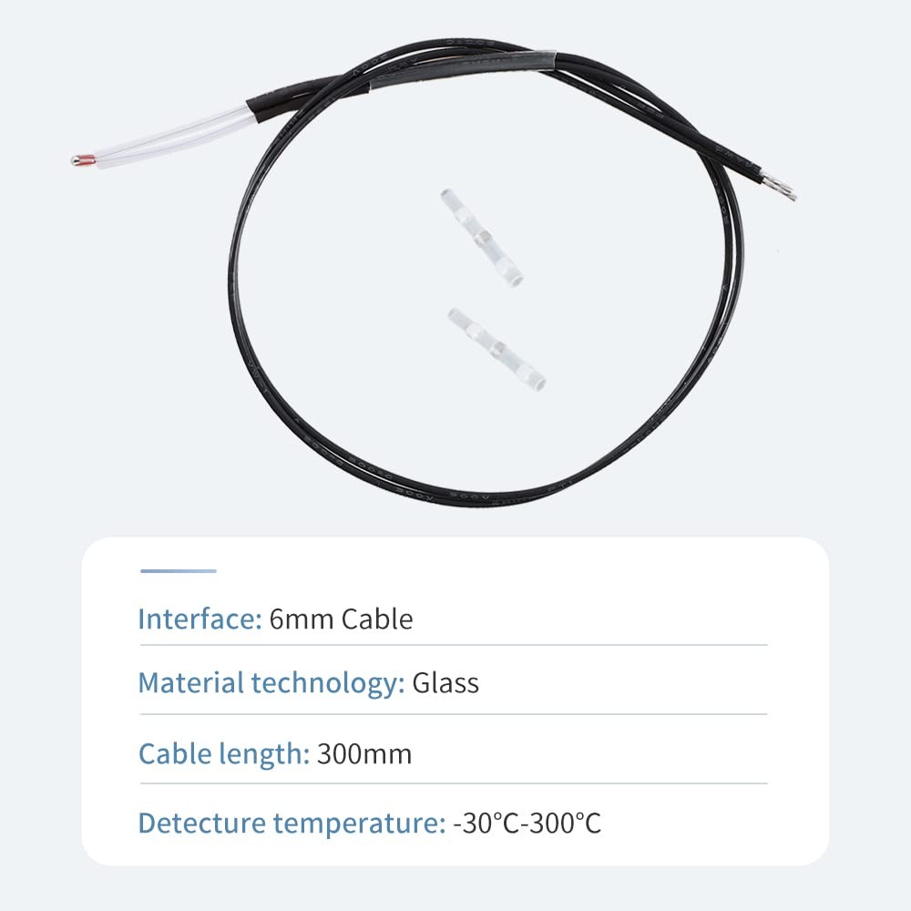 Creality Original 3D Printer Thermistor Temp Sensor NTC100K 5 Pack Quick Replace