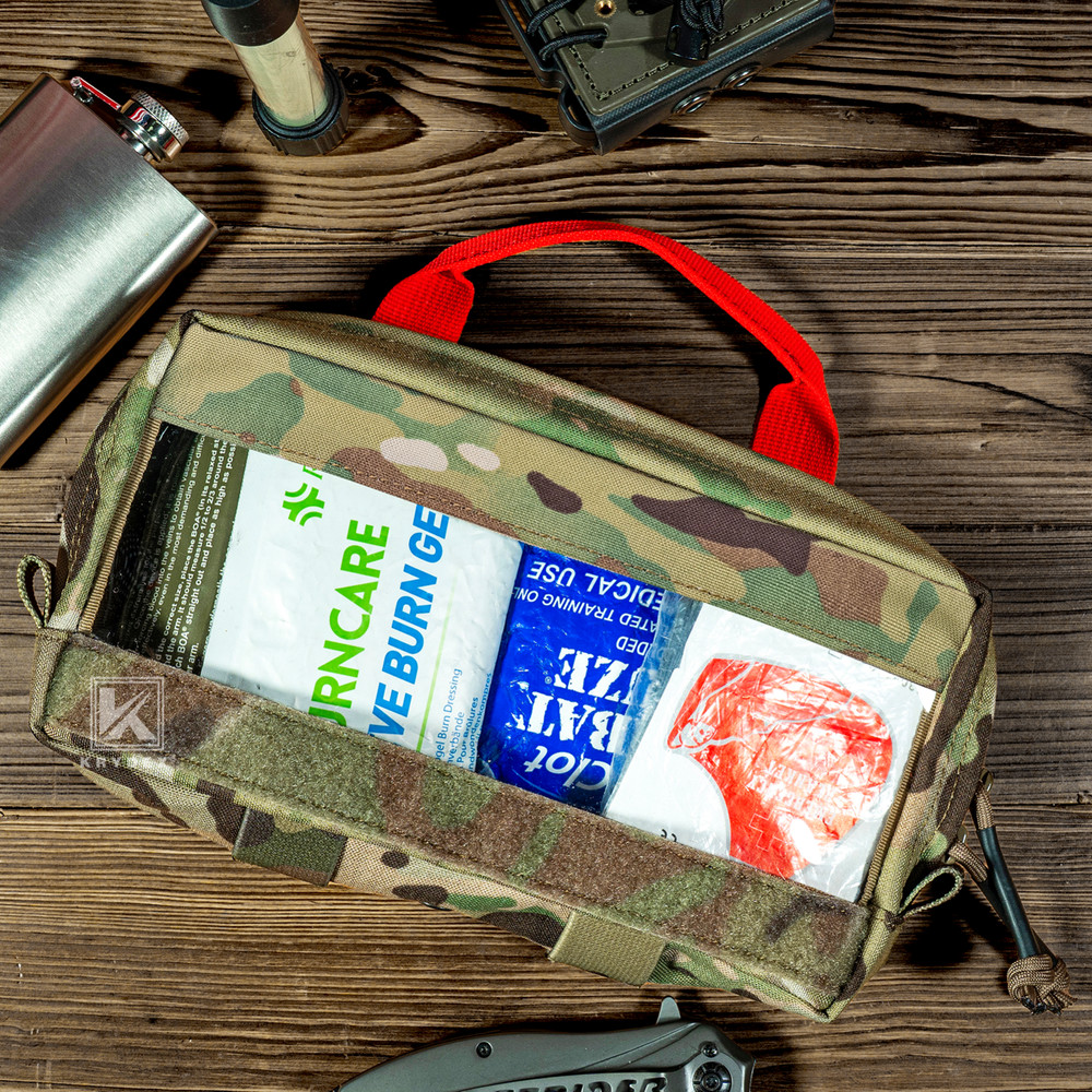 KRYDEX Clear Top Insert Cube Organizer Hook Back Packing Travel Backpack Small