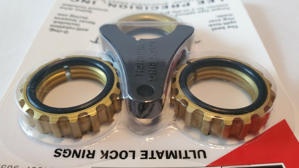 Lee 90566 Precision Ultimate Lock Rings 3-Pack (silver rings)