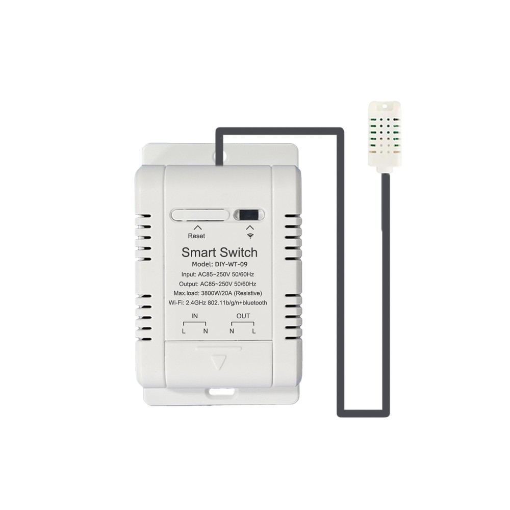 20A eWelink Temperature & Humidity Switch Smart Share Control for Google/Alexa