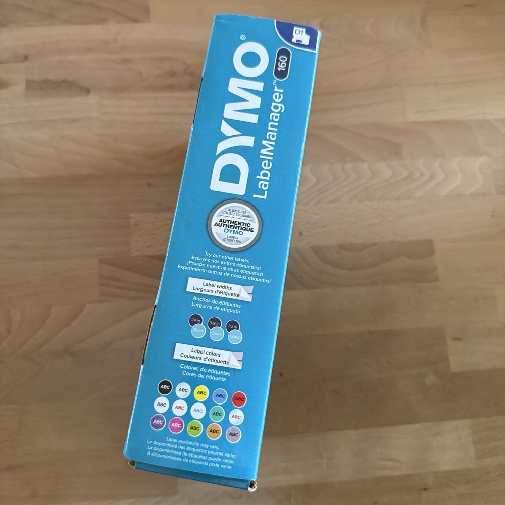 Dymo LabelManager 160 Label Maker Black New