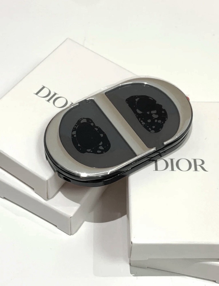 CD Mirror Phone Ring Holder Stand Dual Mirror 3M BLACK GWP