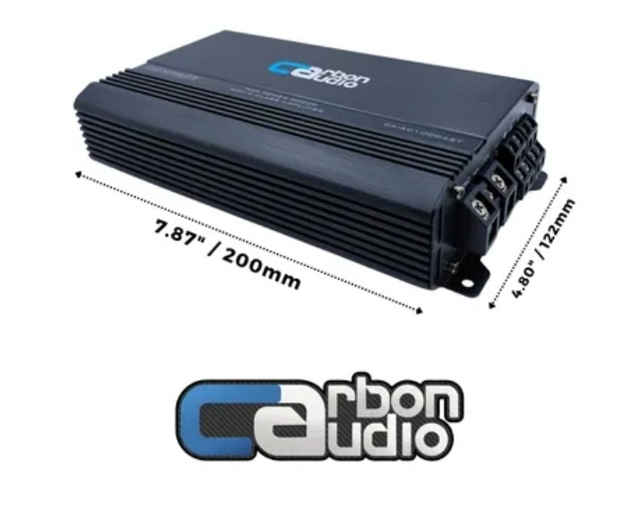 CARBON AUDIO - 4 CHANNEL (CA-AC10004ET) COMPACT DESIGN 2000W MAX CLASS-D