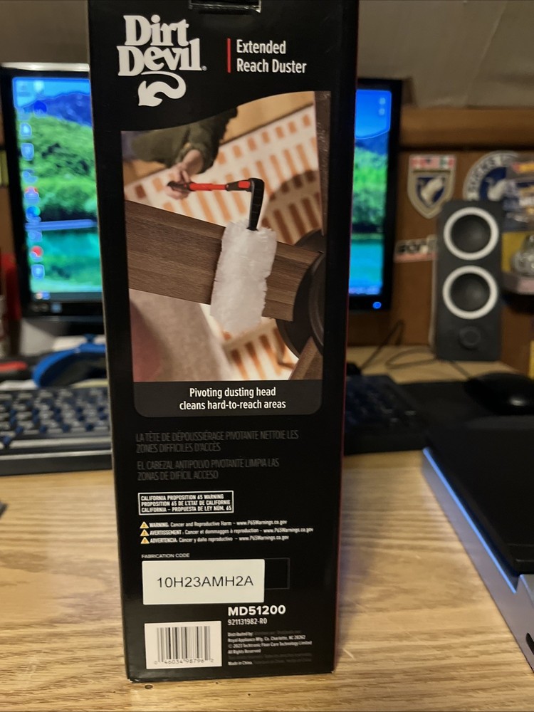 Dirt Devil Telescopic Extended Reach Duster MD51200