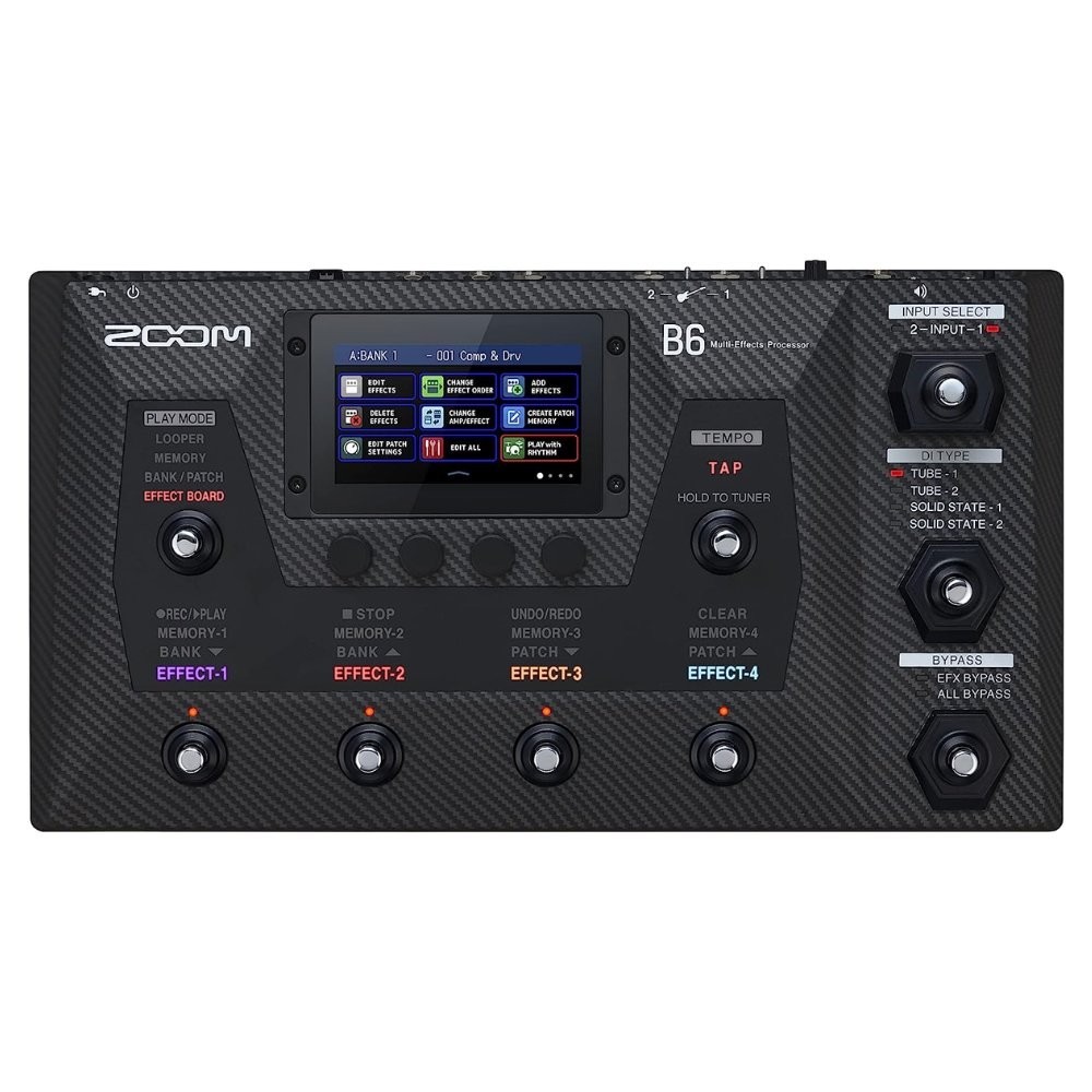 Zoom B6 Bass Multi-Effects Processor For Electric Bass