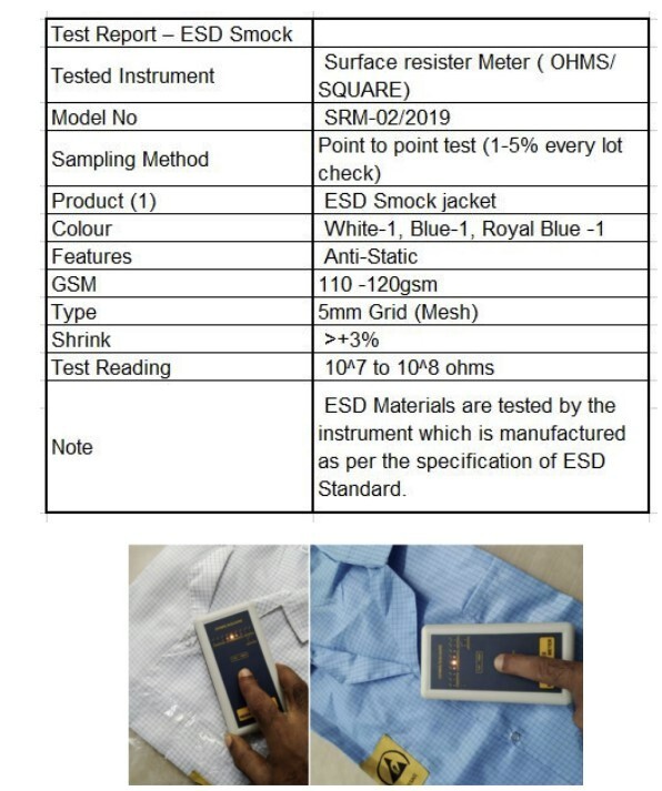 ESD Anti Static Smock with/ without Company Logo [Small]