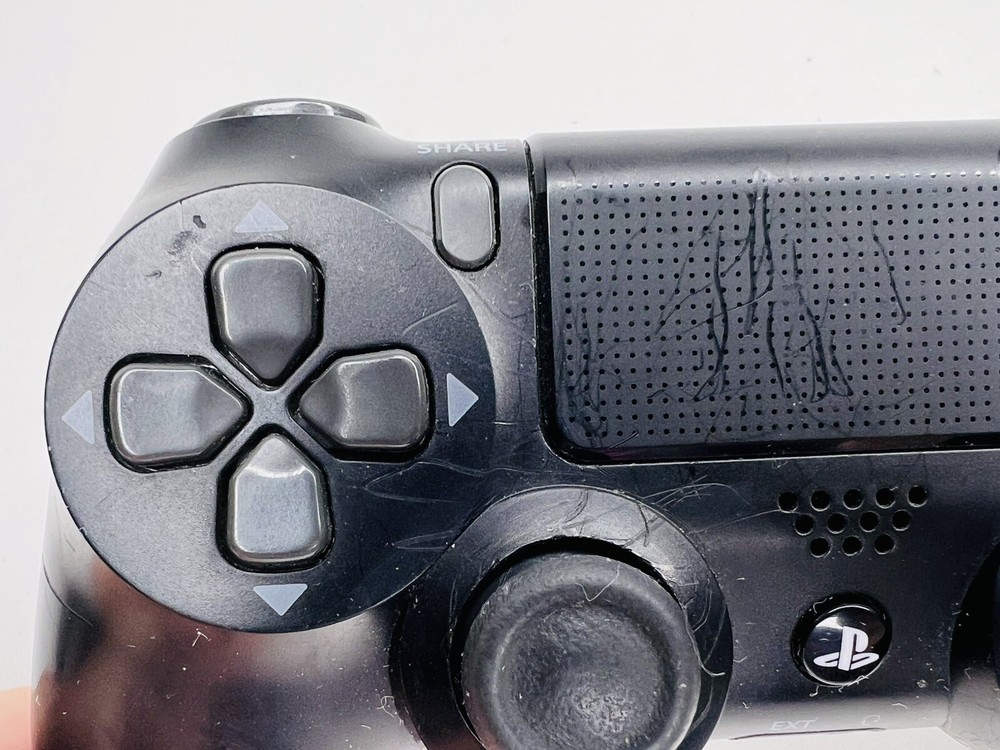 DualShock 4 Wireless Controller for PlayStation 4 Black *UNTESTED* Scratches
