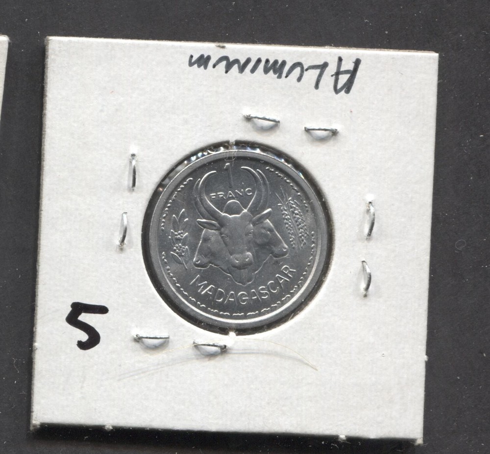 1958(A)-Madagascar-UNC-1 Francs-KM-3