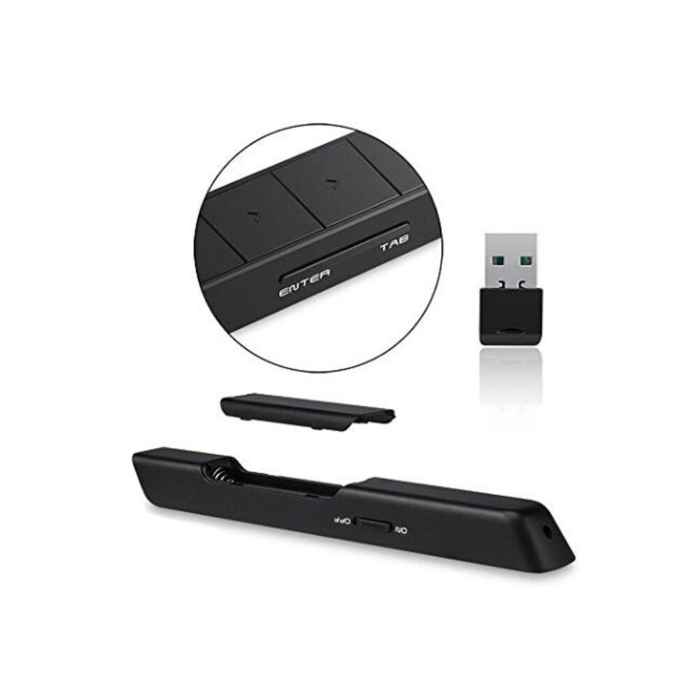 Longjoy Presentation Remote Control Red Laser Clicker