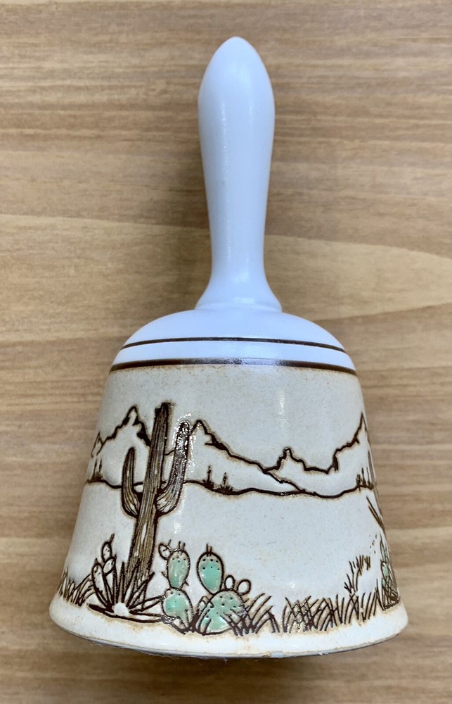 Bell ~ Medium Chime Bell ~ Arizona ~ Brown ~ Western Design ~ !NICE & WORKING!