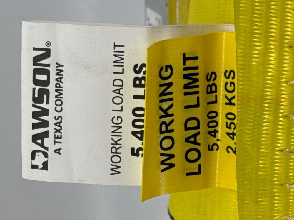 4"X5' Roll Off Container Strap 2 Pack