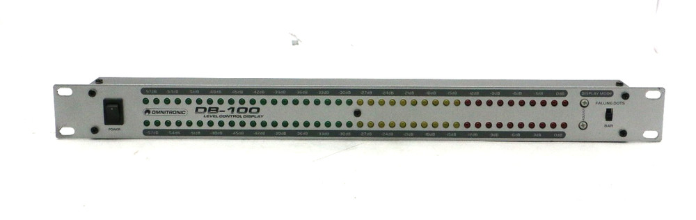 Omnitronic DB-100 Decibel Level Meter Display Meter /BB11704