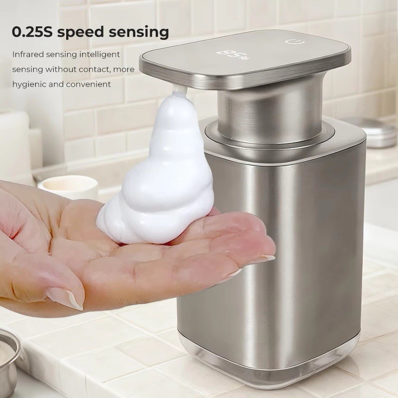 Automatic Rechargable Soap Dispenser, Liquid Soap Dispenser, Touchless 450ML
