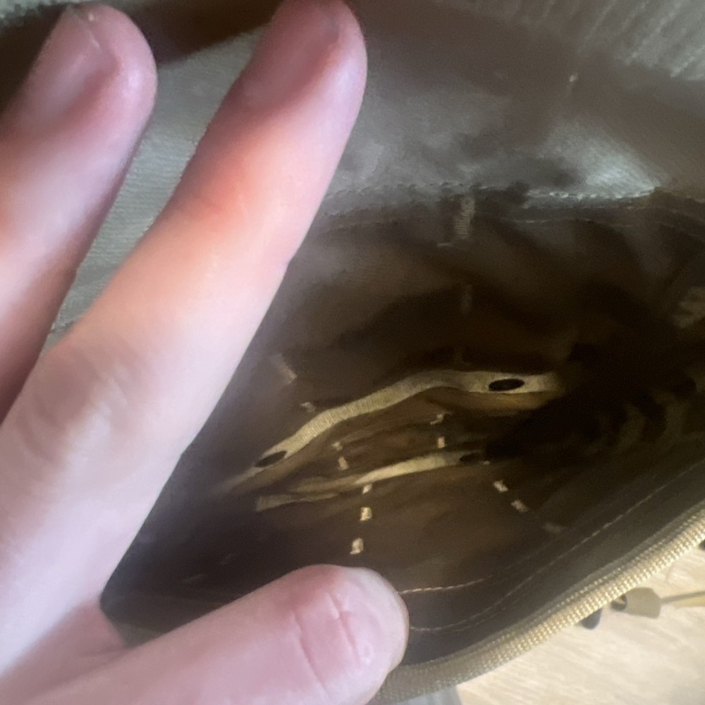 Old School Blackhawk Tactical Molle Hydration Pouch GWOT Khaki/CB