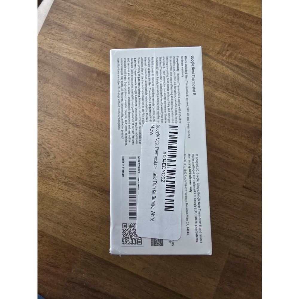 Nest Thermostat E Programmable Smart Thermostat - White Google