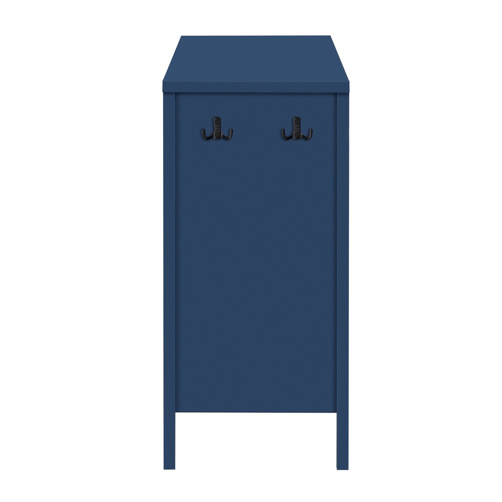 U_STYLE 55.1''Storage Sideboard with 4-Doors,Multi Functional Buffet with Open