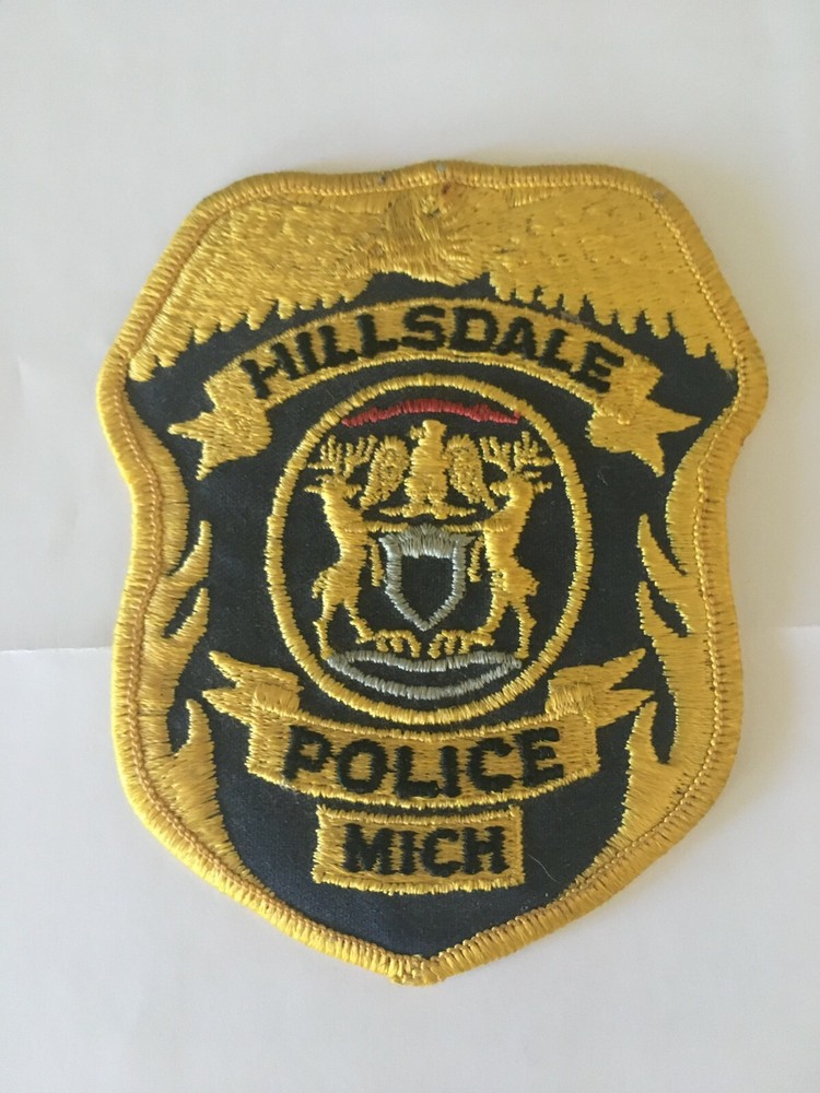 HILLSDALE POLICE MICH PATCH