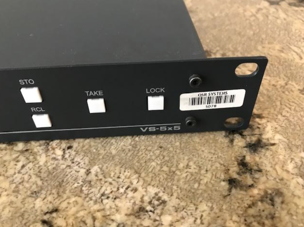 Kramer VS-5x5 Video Audio Matrix Switcher