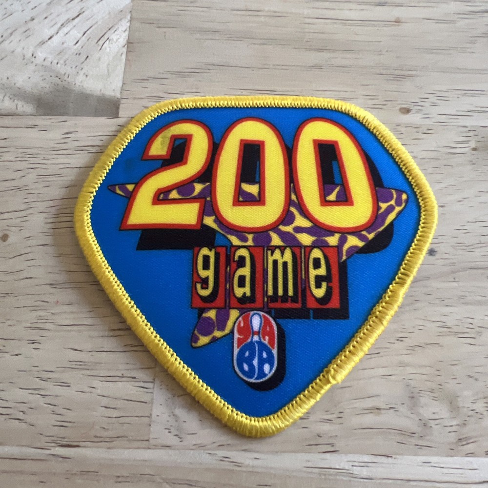 Vintage YABA 200 Game Bowling Patch New