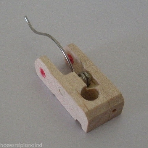 Piano Damper Flange Replacement Wood With 1'' Spring For Spinet & Console Pianos