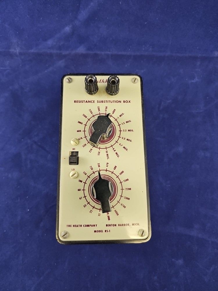 Heathkit Model RS-1 Resistance Substitution Box Untested Pre-Owned