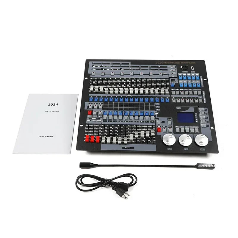dmx 1024 channels theatre church studio light controller case dmx512 console US