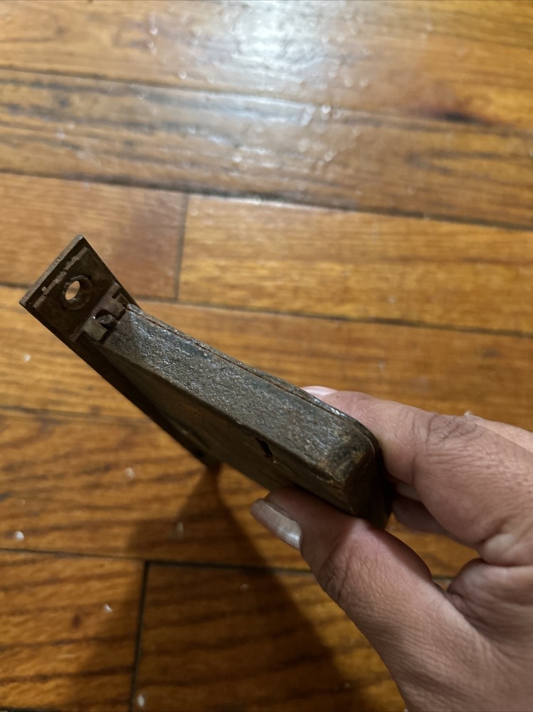Vintage Mortise Door Lock No Key Cast Iron