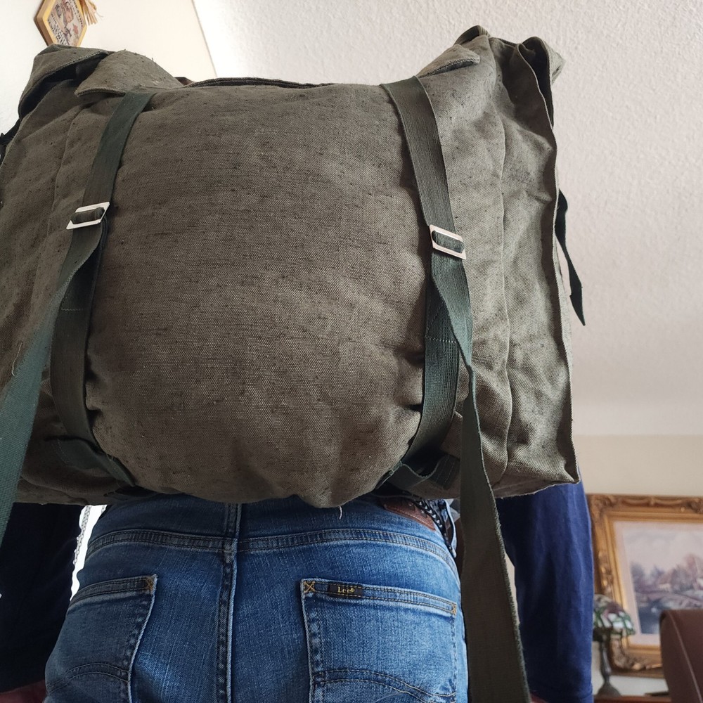 BULGARIAN WEB SET GEAR COLD WAR BRITISH 58 PATTERN TYPE WEBBING WITH ADDL POUCH