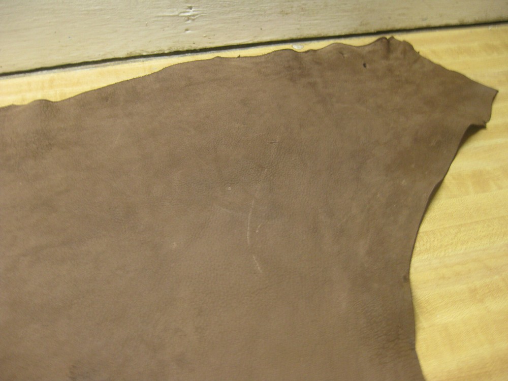 Brown Top Grain Deer Leather # 0009991 Row 90