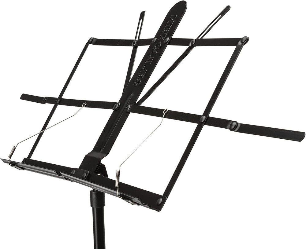 BS100B Two Section Music Stand Black