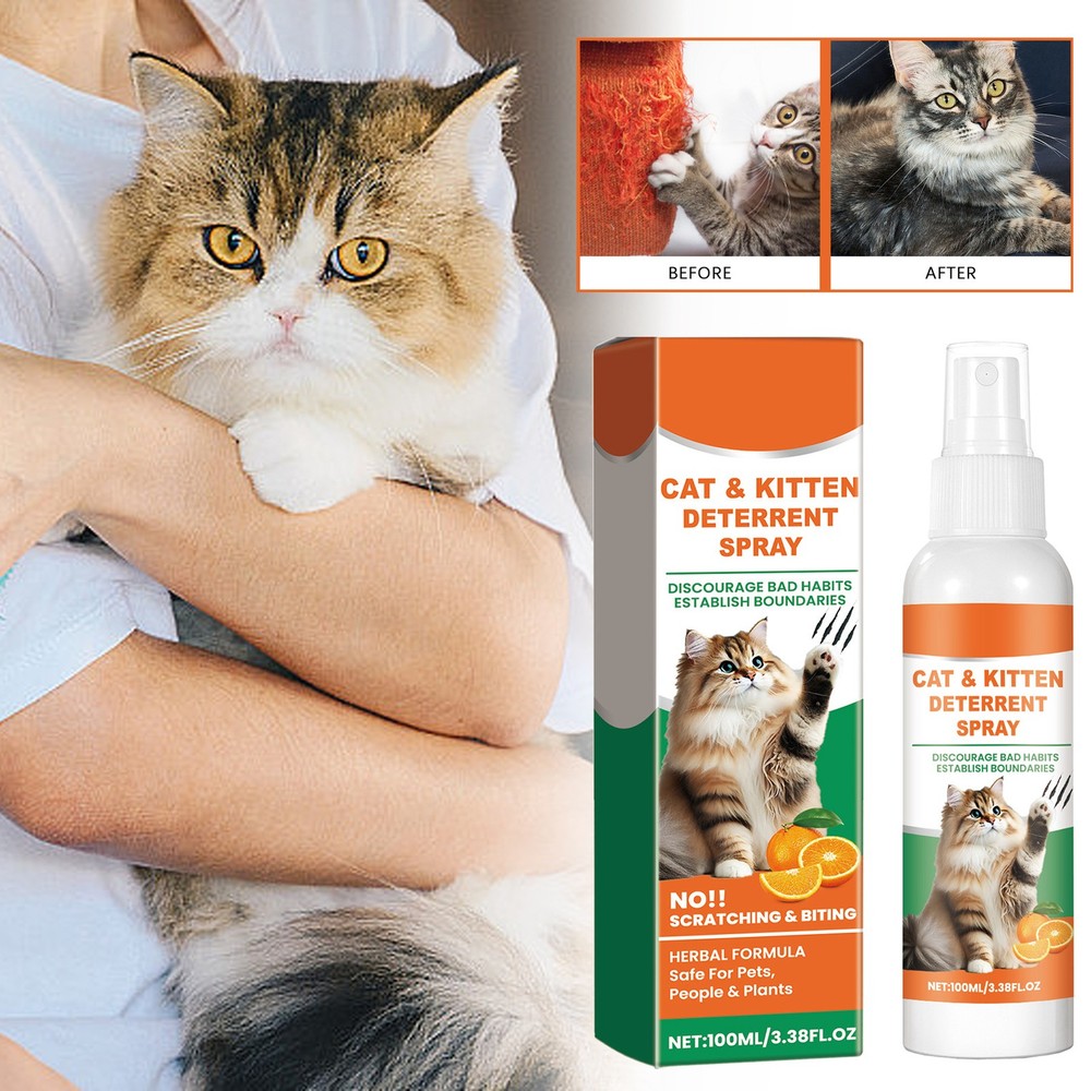 Cat Scratch Spray Keep Off Cat Spray 100ml Spray To Keep Cats From Efficient
