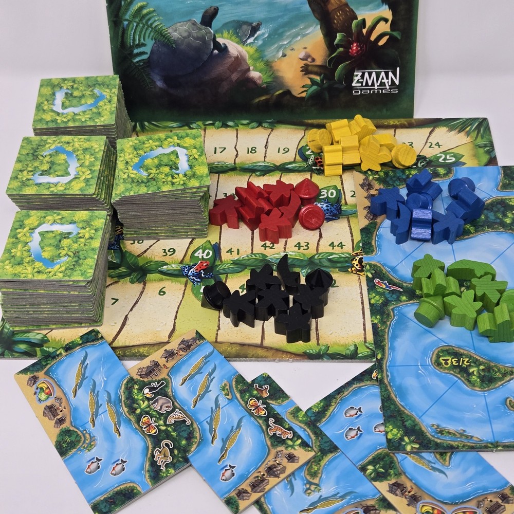 Carcassonne Amazonas Board Game Z-man Games 2016 Pre Owned