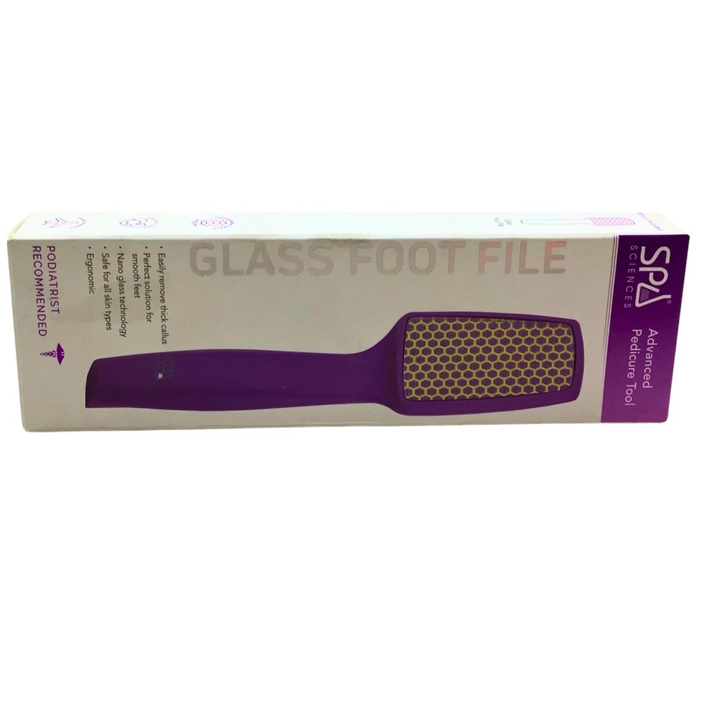 SPA Sciences Glass Foot File – Nano Technology – 1 Pack – New