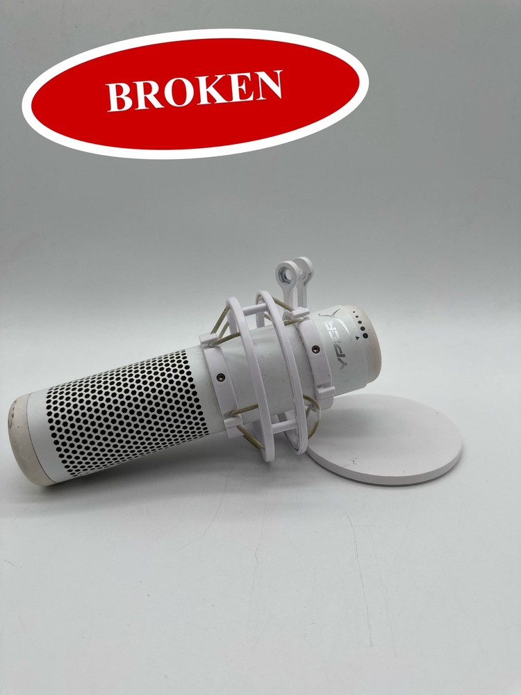 (BROKEN) HyperX QuadCast S USB Condenser Microphone White