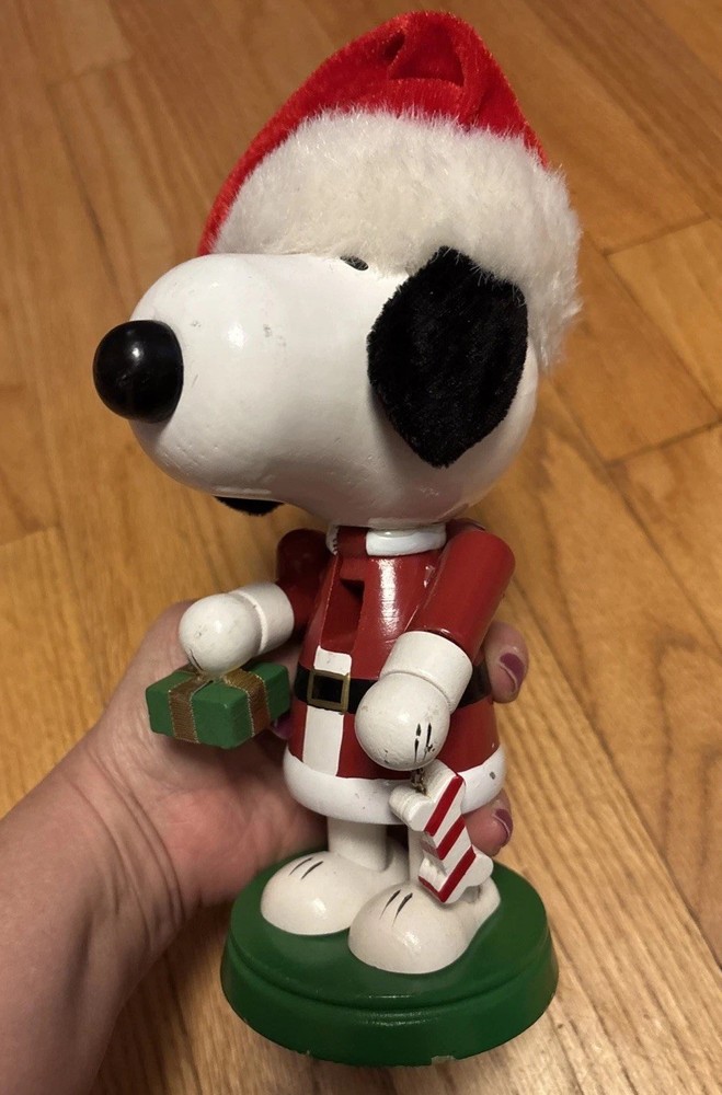 Santa Snoopy Nutcracker Peanuts Christmas Decor Holidays