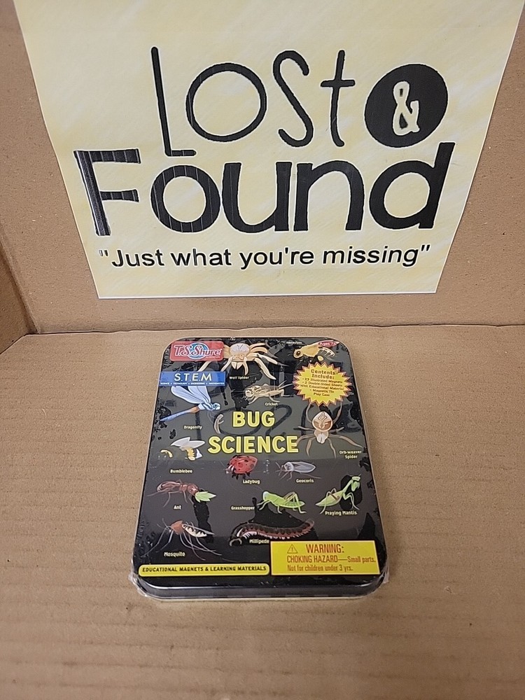 Bug Science S.T.E.M.  Educational Learning Magnetic Tin T.S. Shure