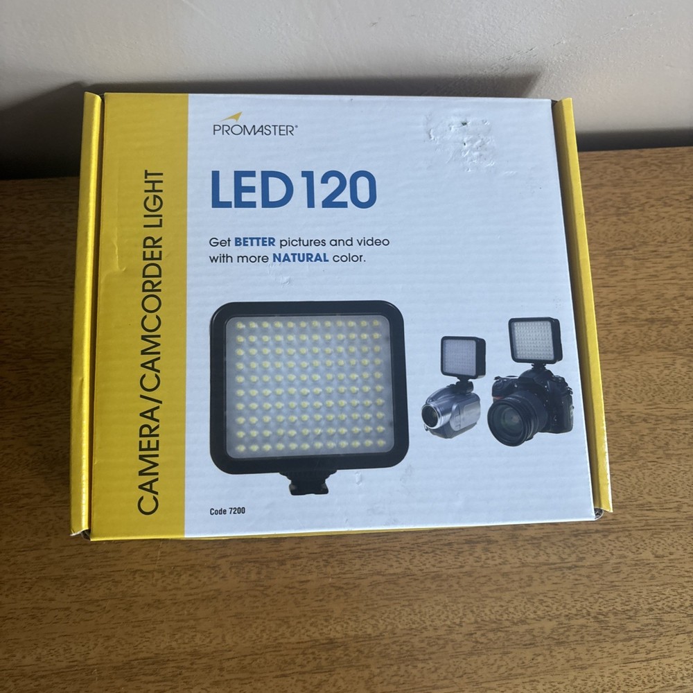 Promaster LED 120 Code 7200 Camera Camcorder Light