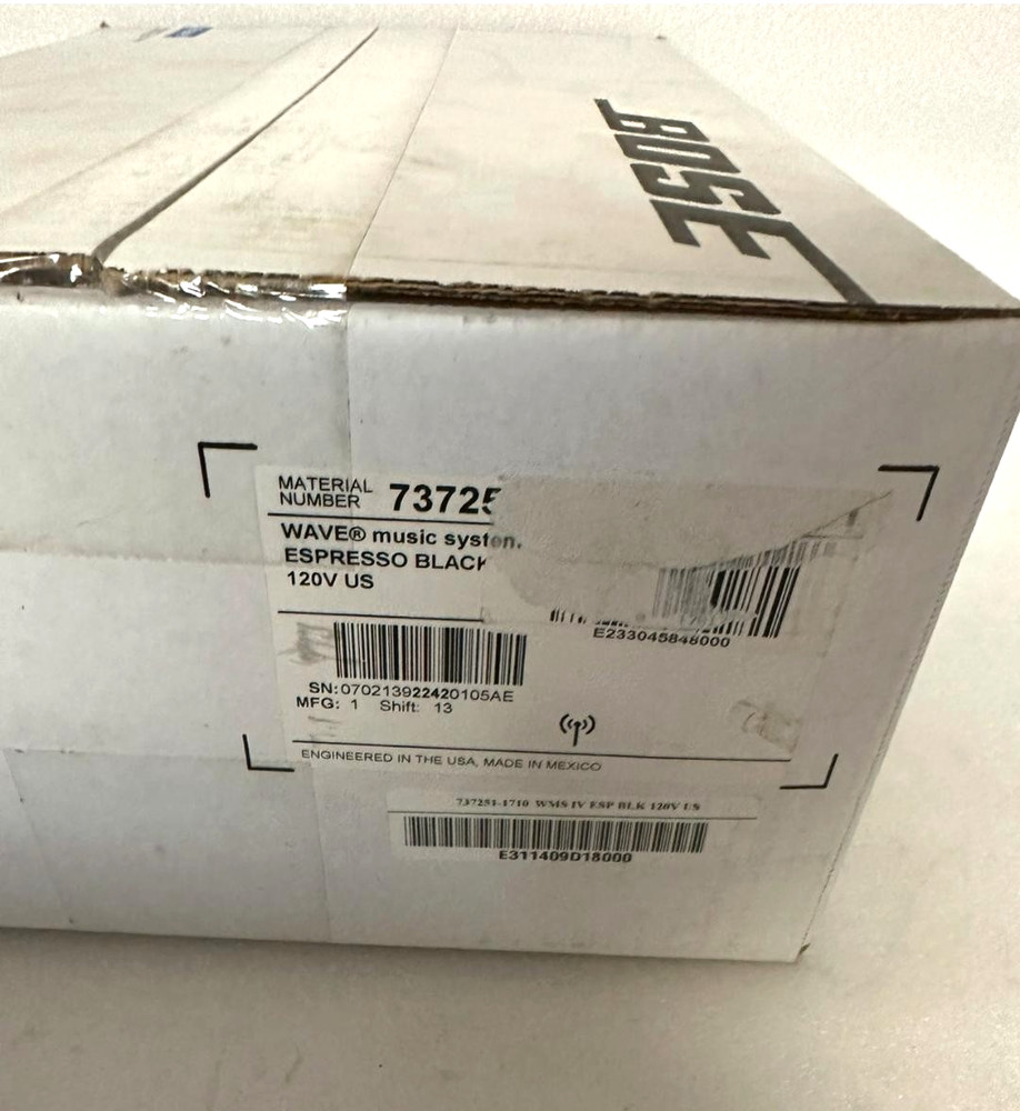 BOSE Wave Music System IV Espresso Black