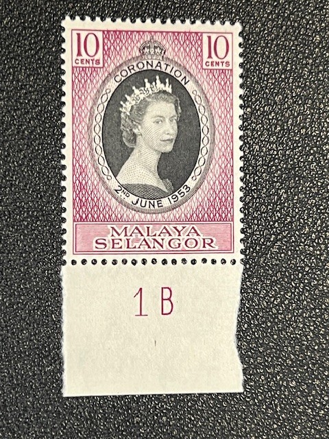 Malaya Selangor stamp 71 MH
