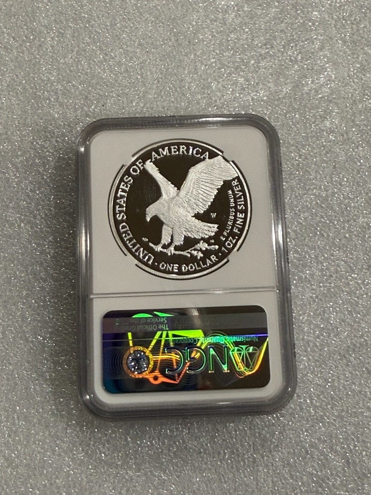 2022 W Proof Silver Eagle NGC PF 70 UCAM Advanced Release ~ Thomas Uram Signed