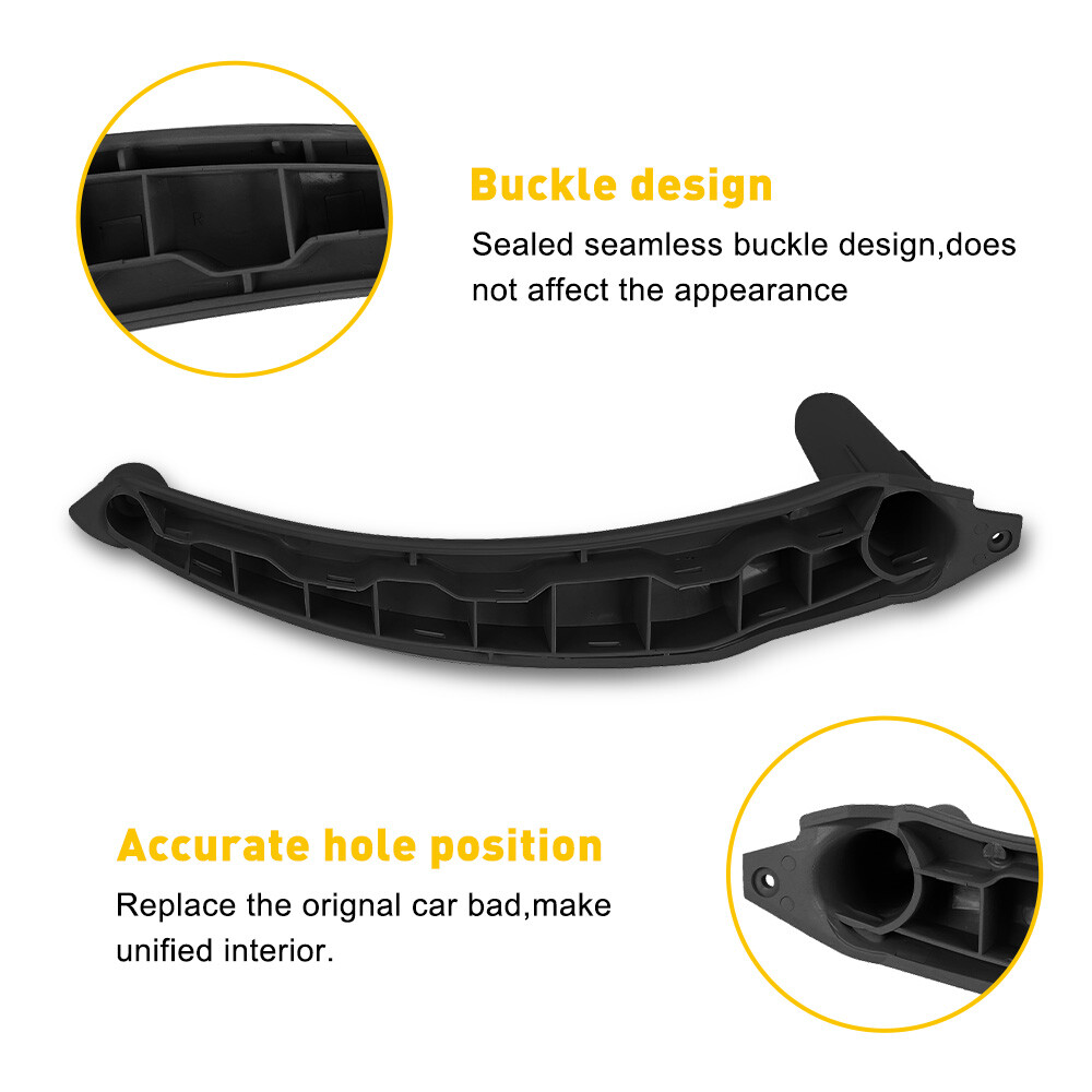 For BMW E70 X5 2007-2014 Passenger Black Inner Door Panel Handle Pull Trim Cover