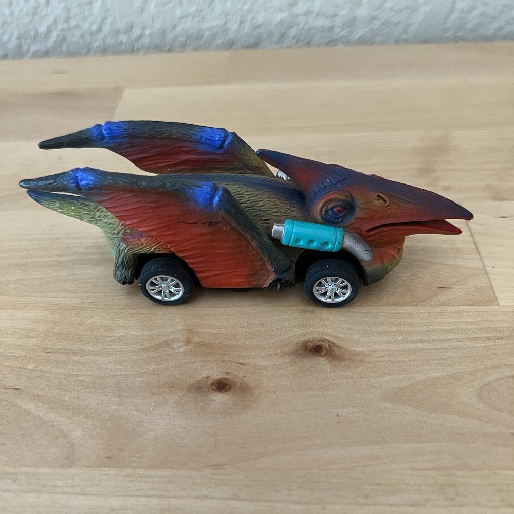 Dinosaur DinoBros Toy Pull Back Dinosaur Dino Car Set Toy Pterosaur