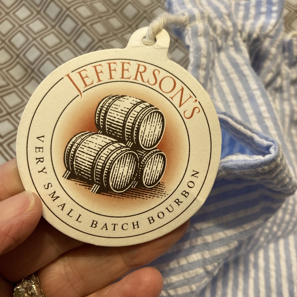Jefferson Small Batch Bourbon Bags Set 2 New